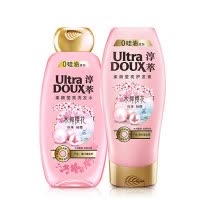 淳萃(UltraDOUX)水舞樱花柔顺莹亮洗发水400ml+护发素400ml超值套装