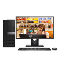 戴尔(DELL)3046MT台式电脑(i3-6100/4G/500G/集显/DVDRW/19.5寸/无系统)