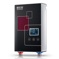 格仕尼【GESHINI】55Y免储水即热式电热水器速热智能恒温家用6000瓦/6KW洗澡淋浴机节能易安装黑金