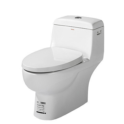 箭牌(ARROW)卫浴 缓降脲醛盖板座便器 喷射虹吸式 节水型地排坐便器 AB1240 300MM-400MM