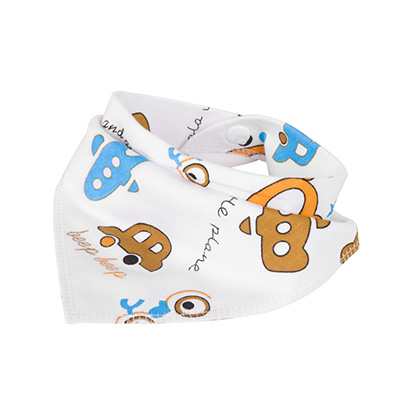植护 宝宝三角巾 婴儿围嘴兜口水巾(飞艇)