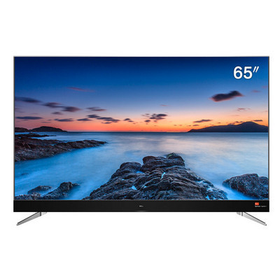 TCL 65C2 65英寸 4K·HDR 哈曼卡顿音响 34核超高清安卓智能LED电视（黑）