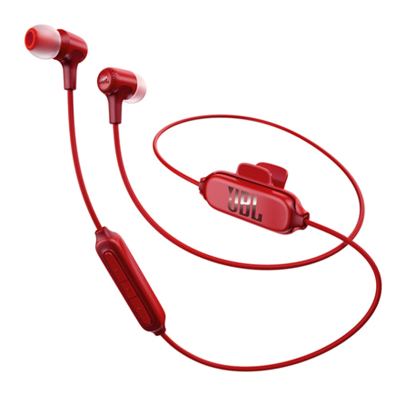 JBL E25BT 无线蓝牙运动耳机 入耳式立体声音乐耳机 无线跑步通话手机耳塞 红色