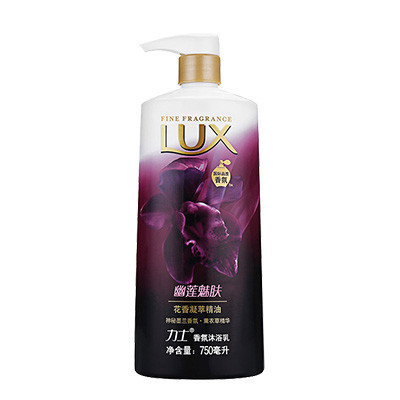 力士(Lux)沐浴露 香氛沐浴乳 幽莲魅肤750ml【联合利华】