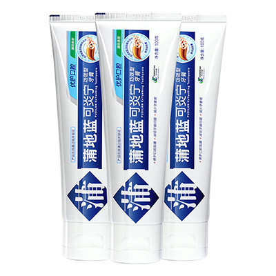 蒲地蓝可炎宁功效型牙膏口腔护理100g*4支牙膏套装组合