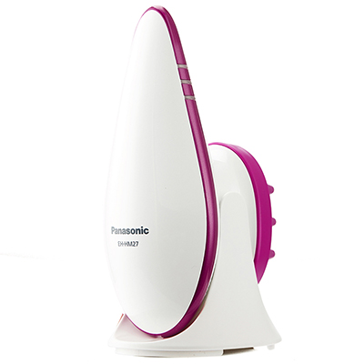 松下（Panasonic）EH-HM27-VP声波头皮按摩器深层清洁头皮声波震动两种梳齿全身防水3种模式
