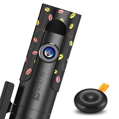 盯盯拍 mini 智能行车记录仪 黑色 记录仪 高清夜视1080P 全玻璃镜头 方便实用