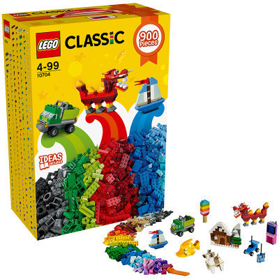LEGO乐高 Classic经典创意系列 创意积木盒10704 4岁以上 200块以上 塑料玩具