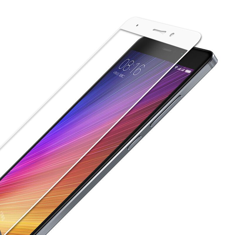 ESCASE 小米5S玻璃膜 小米5S/5SPLUS全屏钢化膜 5S全覆盖高清防爆手机贴膜