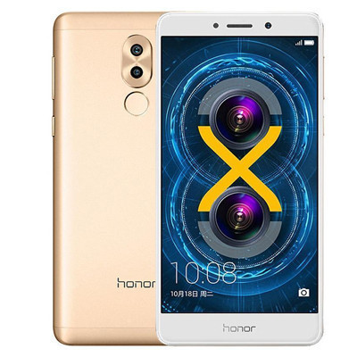 honor/荣耀畅玩6X 4G+64G尊享版 全网通4G手机 铂光金
