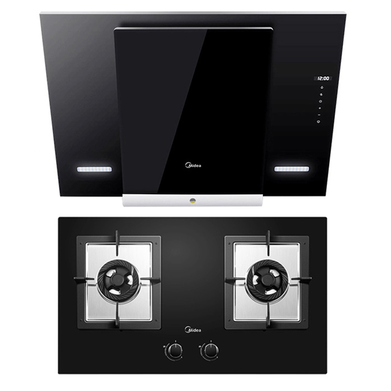 美的(Midea)烟灶套装DJ370R+JZT-Q535B智能App操控17.5立方(天然气)