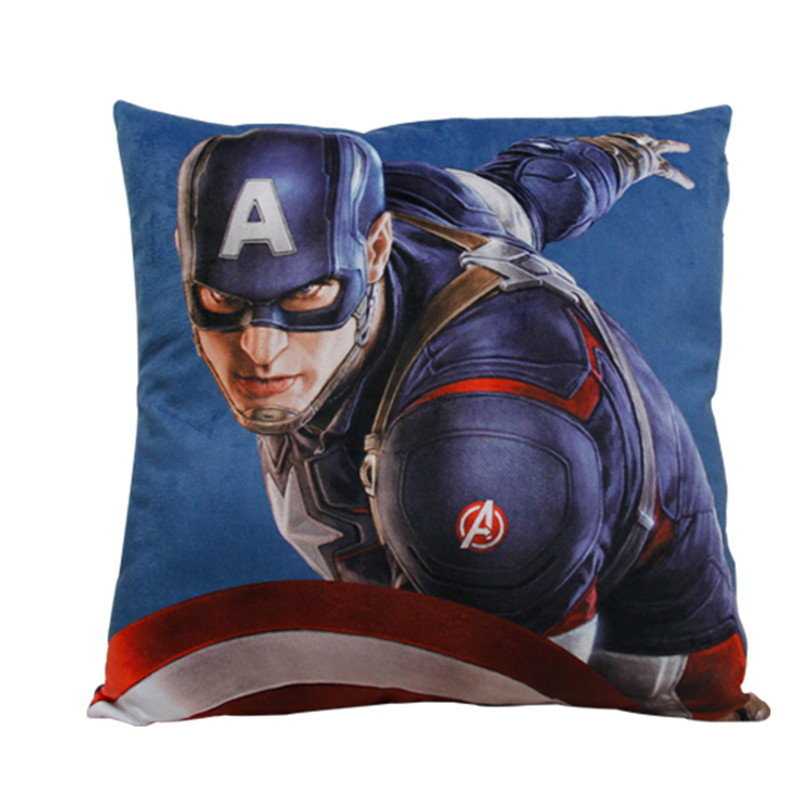 苏宁影城官方 Marvel 漫威复仇者联盟2真人抱枕美国队长 靠垫办公室午睡枕靠枕