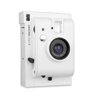 LOMO 乐魔 mini一次成像立拍立得 迷你相纸创意自拍即显相机 三镜头套装版(LI800 天堂白)