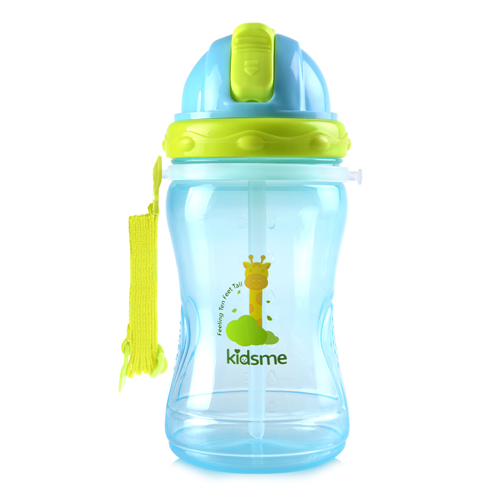 kidsme亲亲我 360ml不漏吸管杯