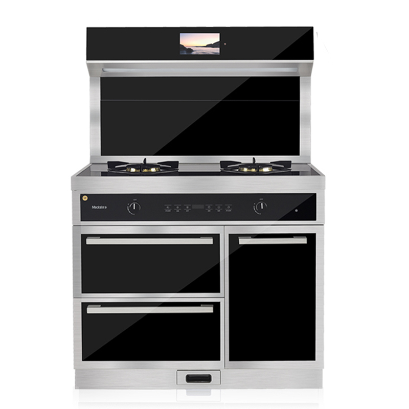 medal/美多X8平板电脑集成灶 高端环保灶 侧吸一体灶烟灶消套装