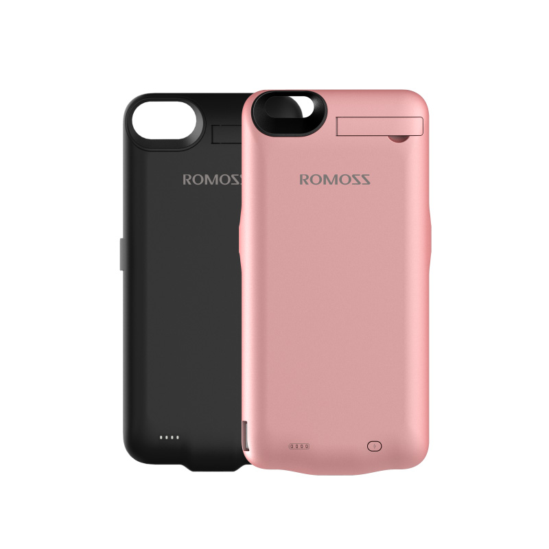 罗马仕(ROMOSS)EN70高雅黑 7000毫安苹果电池 iPhone6/6S背夹电池 充电宝