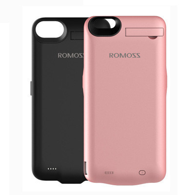 罗马仕(ROMOSS)EN70玫瑰金7000毫安苹果电池 iPhone6/6S背夹电池 充电宝