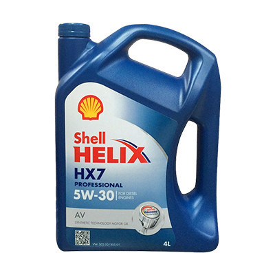 壳牌(Shell)蓝喜力合成机油 Helix HX7 5W-30 SN级 4L/瓶(德国原装进口)