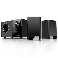 恩科(ENKOR)S2880B 木质2.1蓝牙音响音箱低音炮电脑多媒体带插SD卡U盘功能