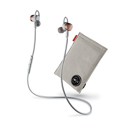 Plantronics/缤特力 BackBeat GO 3豪华版立体声音乐蓝牙耳机线控 橙灰色