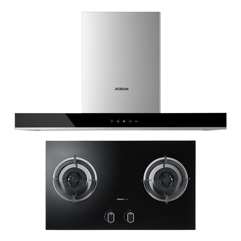 老板(ROBAM)17立方欧式触控式大吸力油烟机燃气灶烟灶套餐CXW-200-65X6+9B17(液化气)1级能效烟机
