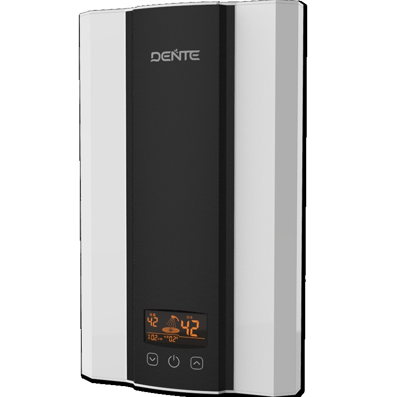 德恩特(Dente)即热式恒温电热水器V7HD 速热电热水器智能家用变频恒温机 全国联保 小巧型
