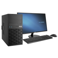 华硕(ASUS)商用台式电脑BM3CD-I3A54001(I36100 4G 500G 无光驱 WIN7 19.5英寸)