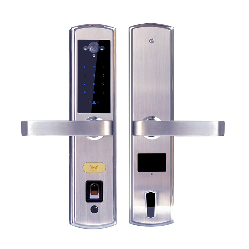 九万里 智能锁 W300S 智能侠(拉丝银)