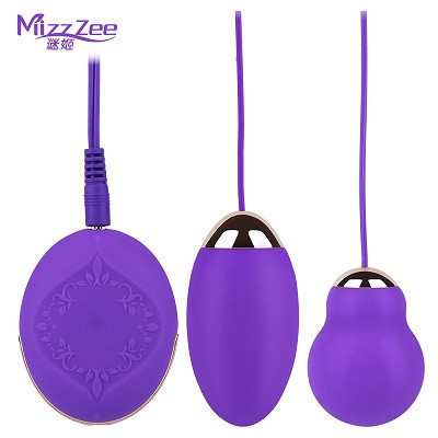 谜姬(Mizz Zee) 成人用品 女用自慰器 遥控强震双跳蛋直击G点 敏感 品质苏宁 正品保障 前戏调情 灵动随跳2代