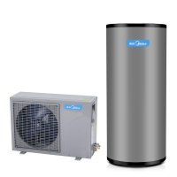 Midea/美的 RSJF-40/RDN3-300-(E2) 空气能热水器家用 分体300升