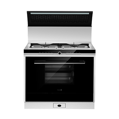 火星人（marssenger） E3不锈钢台面 侧吸下排集成灶 烟机燃气灶消毒柜高端集成