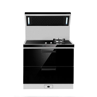 火星人(marssenger) E3一电一气 侧吸下排集成灶 烟机燃气灶消毒柜高端集成