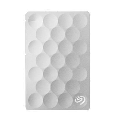 希捷(Seagate)Ultra slim睿致1TB纤薄9.6mm2.5英寸USB3.0 移动硬盘 银色数据恢复版