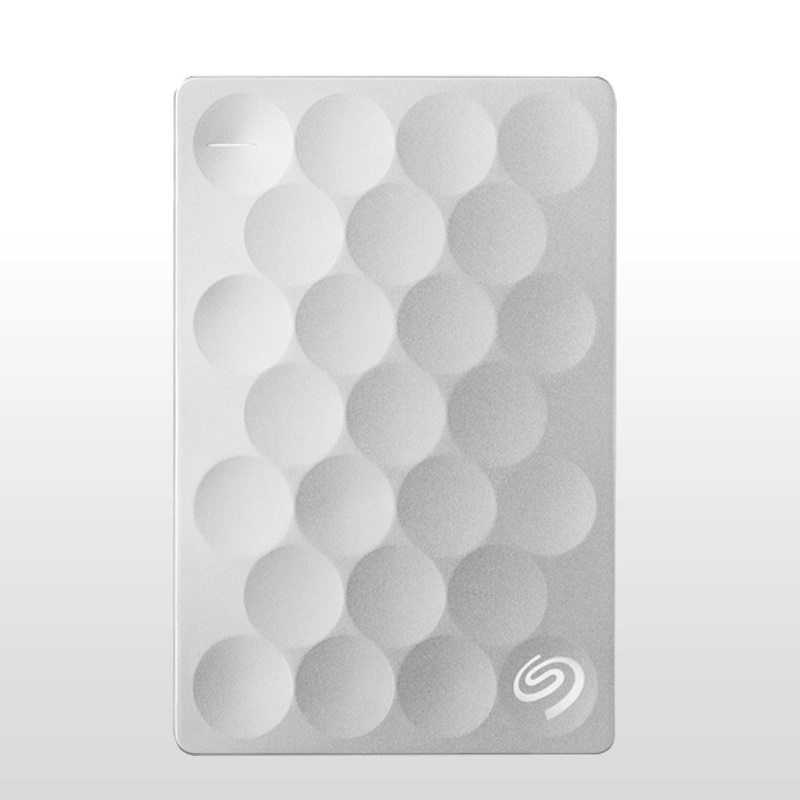 希捷(Seagate)Ultra slim 2TB 纤薄9.6mm 2.5英寸 USB3.0 移动硬盘 银色+数据恢复版