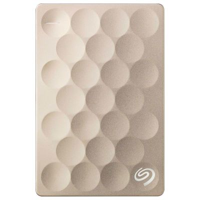 希捷(Seagate)Ultra slim睿致系列 1TB 2.5英寸 USB3.0 移动硬盘 金色