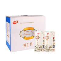 [苏宁超市]三剑客 钻石包纯牛奶 早餐奶 180g*12盒