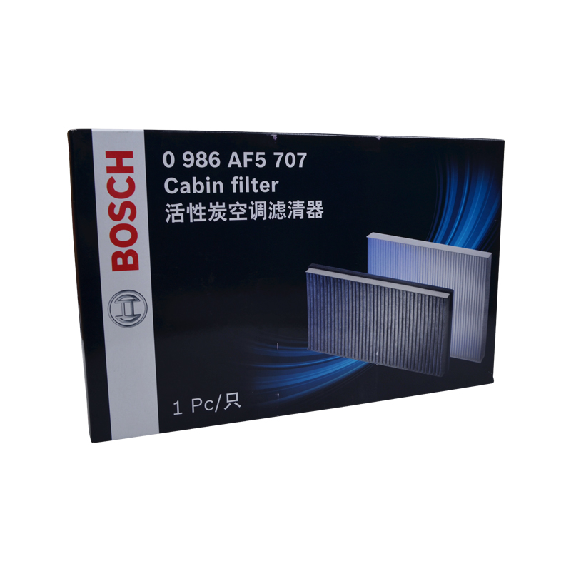 博世(Bosch)活性炭空调滤清器0986AF5707（标致307/308/408/508/世嘉/凯旋/C4）