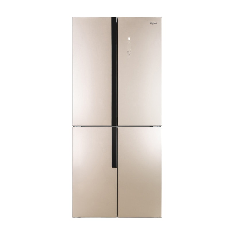 惠而浦冰箱 BCD-445WMGBW波尔卡金 变频风冷 十字对开门 玻璃面板 冰箱