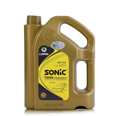 龙蟠SONIC T9000双燃料合成型机油SN 10W-40燃气发动机润滑油 4L