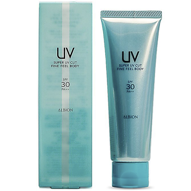 奥尔滨ALBION清透好感身体防晒乳(SPF30/PA++120g)持久防晒 防水防汗