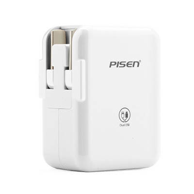 品胜多口充电器双USB多功能充电头苹果安卓手机平板通用车载智能插头2.4A小米华为oppo vivo