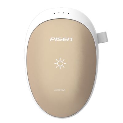品胜 暖手充电宝 移动电源/暖手宝 7500毫安 香槟金 充电暖手 适用于苹果/三星/华为手机/平板