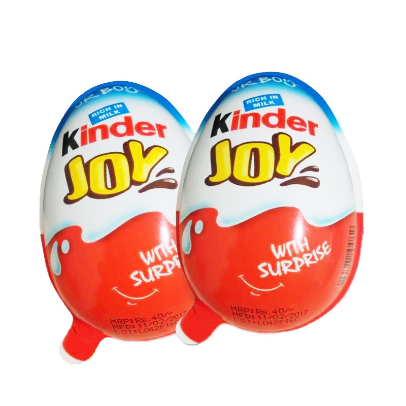 巧克力健达KinderJOY 奇趣蛋男生版 20g巧克力儿童零食礼盒生日礼物半边玩具趣趣蛋恐龙蛋儿童礼物批发