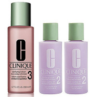 倩碧Clinique明肌净透水油性3号/200ml+明肌净透水2号60ml*2 清爽去油