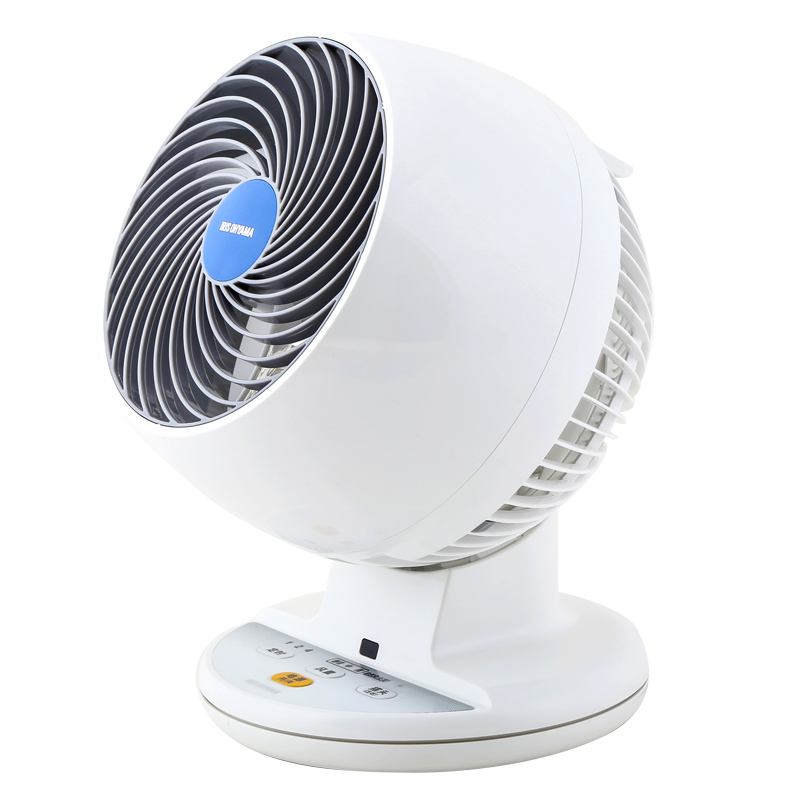 爱丽思(IRIS)空气循环扇 低分贝塑料电风扇节能电扇子风扇健康扇智能空调伴侣冬夏可用循环扇 白色