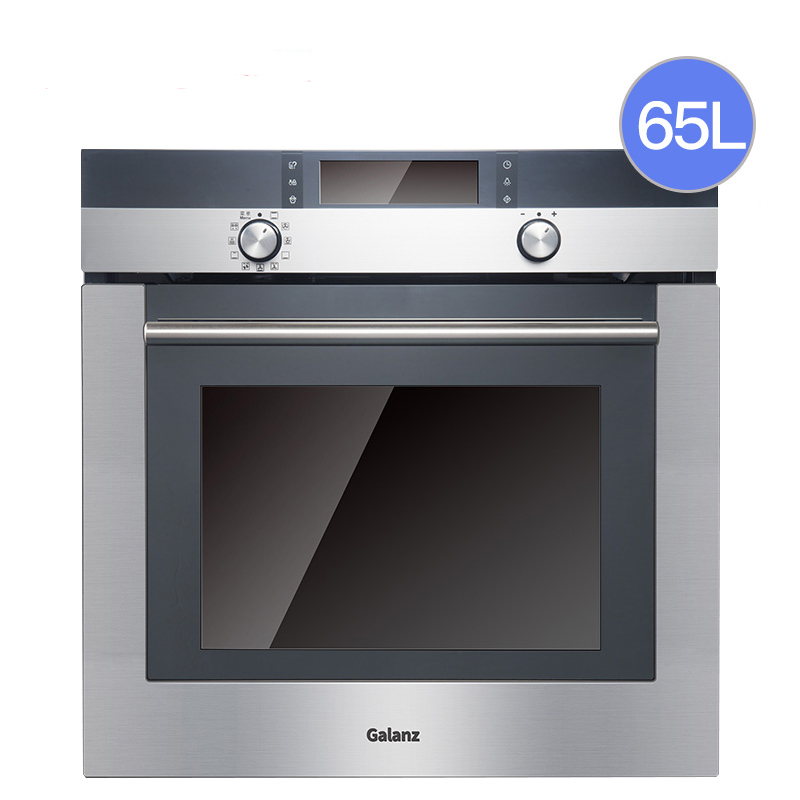 格兰仕嵌入式电烤箱 KAS2UTUC-03B 65L 不锈钢+黑晶钢化玻璃面板