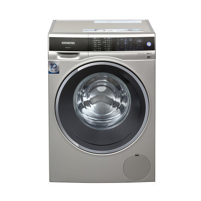西门子(SIEMENS) XQG100-WM14U669HW 10公斤 洗衣液智能添加 家居互联 变频滚筒洗衣机(锻光银