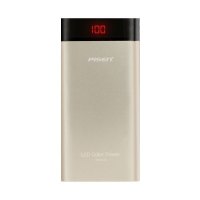 品胜 移动电源LED薄彩10000mAh (香槟金)