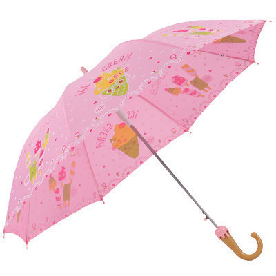 天堂伞 13007E欢乐童年碰击布儿童伞直杆晴雨伞