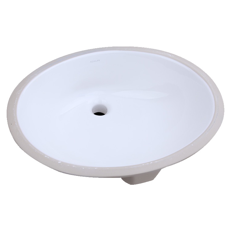 科勒(KOHLER)台下盆 嵌入式面盆台盆 卡斯登陶瓷洗脸盆 面盆洗手盆K-2211T